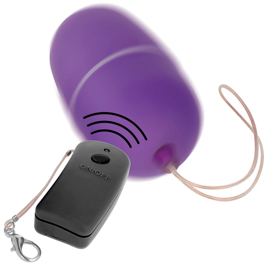 ONLINE - REMOTE CONTROLLED VIBRATING EGG PURPLE - Kink&Play