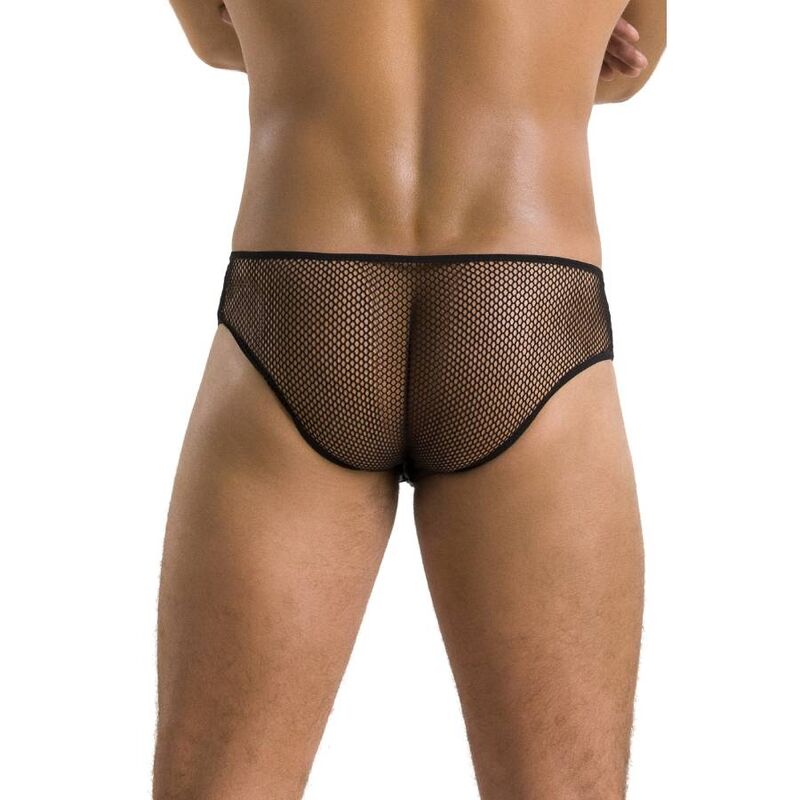 PASSION - 035 SLIP RICHARD BLACK L/XL - Kink&Play