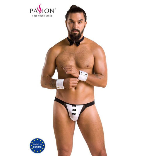 PASSION - 036 SLIP ALFROJO BLACK L/XL - Kink&Play