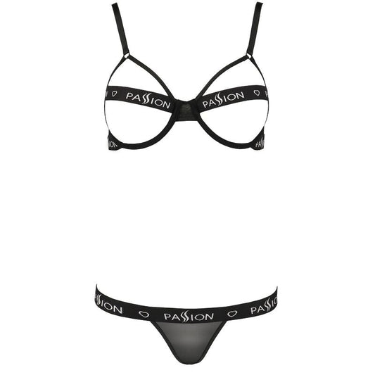 PASSION - KYOUKA SET TWO PIECES BLACK S/M - Kink&Play