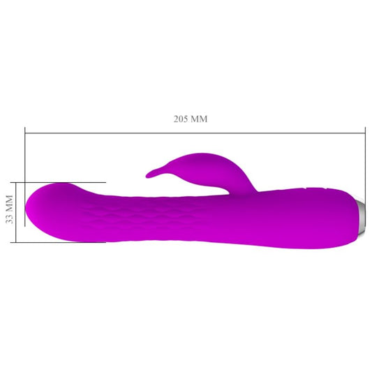 PRETTY LOVE - MOLLY VIBRATOR WITH RECHARGEABLE ROTATION - Kink&Play