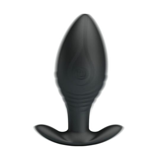PRETTY LOVE - REGINA ANAL PLUG RECHARGEABLE VIBRATOR BLACK - Kink&Play