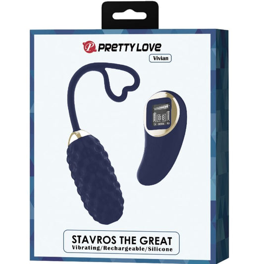 PRETTY LOVE - VIVIAN BLUE REMOTE CONTROL VIBRATING EGG - Kink&Play