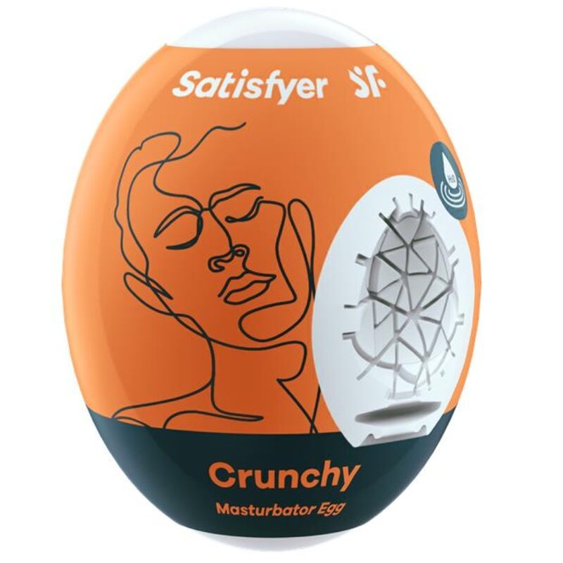 SATISFYER - CRUNCHY MASTURBATOR EGG - Kink&Play
