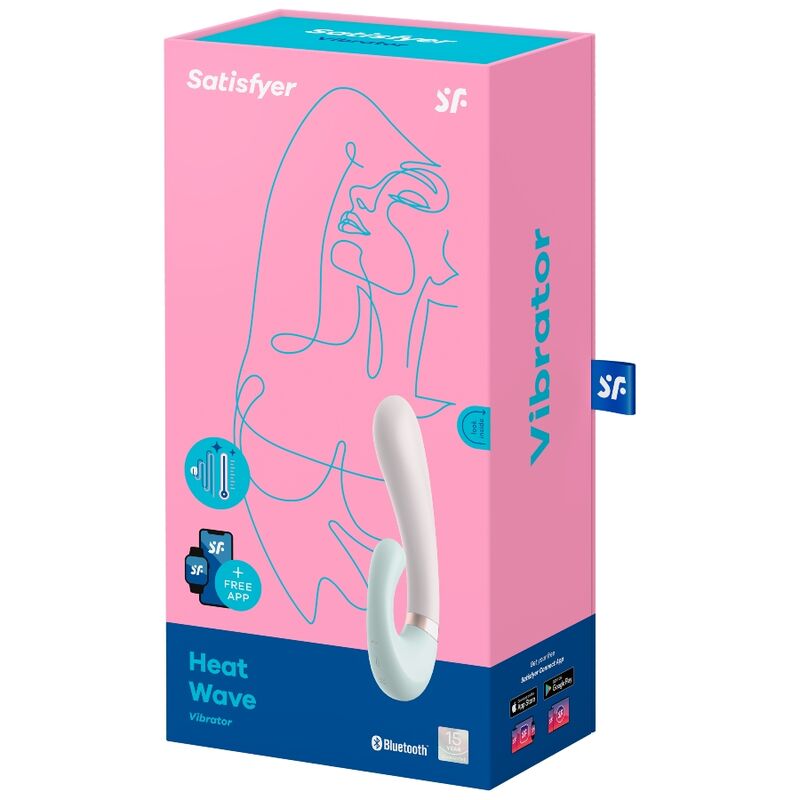 SATISFYER - HEAT WAVE VIBRATOR APP PINK - Kink&Play