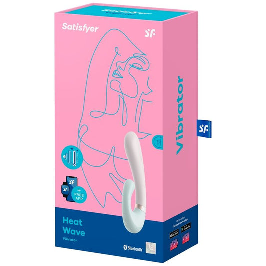 SATISFYER - HEAT WAVE VIBRATOR APP PINK - Kink&Play