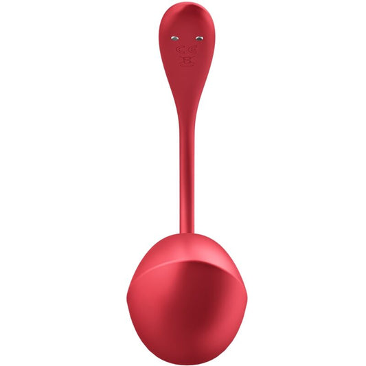 SATISFYER - SHINY PETAL G POINT REMOTE CONTROL STIMULATOR RED FREE APP - Kink&Play