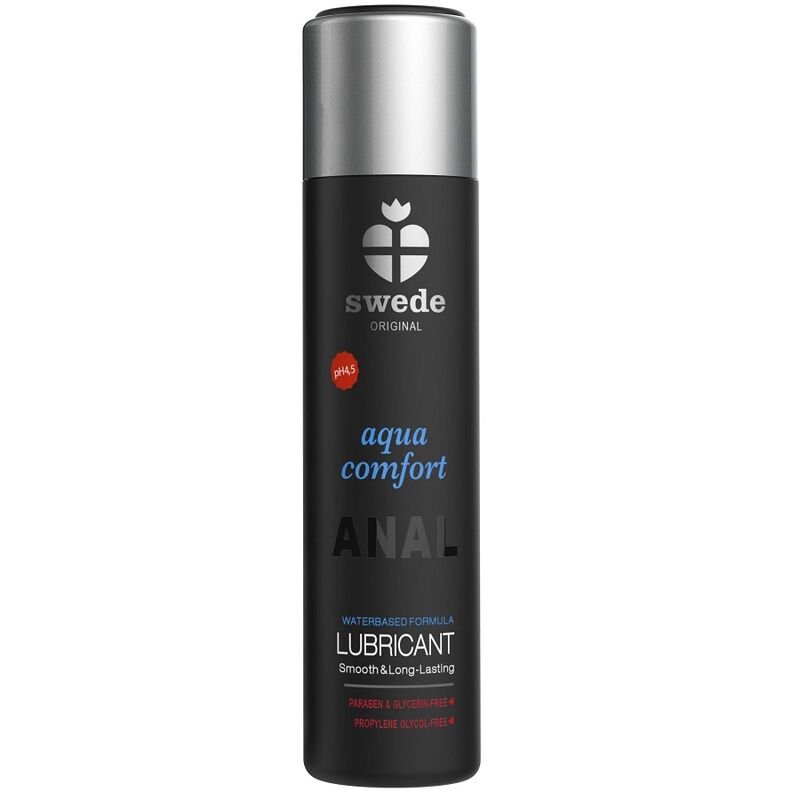 SWEDE - AQUA COMFORT ANAL WATER - BASED LUBRICANT 60 ML - Kink&Play