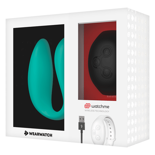 WEARWATCH - DUAL TECHNOLOGY VIBRATOR WATCHME AQUAMARINE / JET - Kink&Play