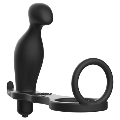 ADDICTED TOYS - ANAL PLUG WITH BLACK SILICONE RING 12 CM - Kink&Play