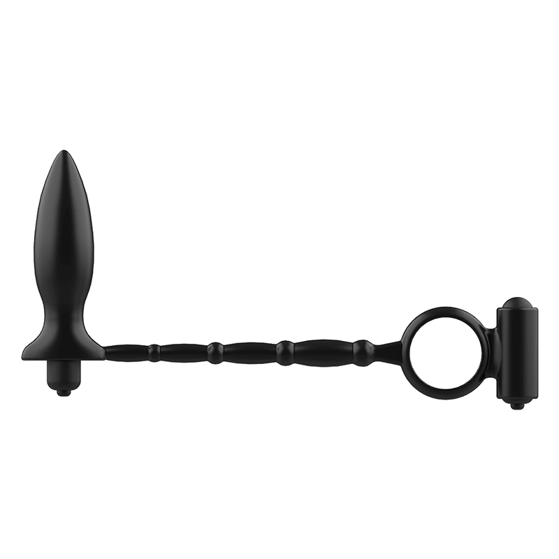 ADDICTED TOYS - ANAL PLUG WITH VIBRATORY RING - Kink&Play