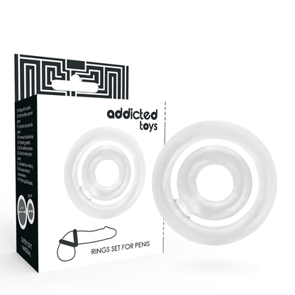 ADDICTED TOYS - POTENZ - C - RING PENIS CLEAR - Kink&Play