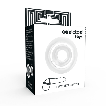 ADDICTED TOYS - POTENZ - C - RING PENIS CLEAR - Kink&Play
