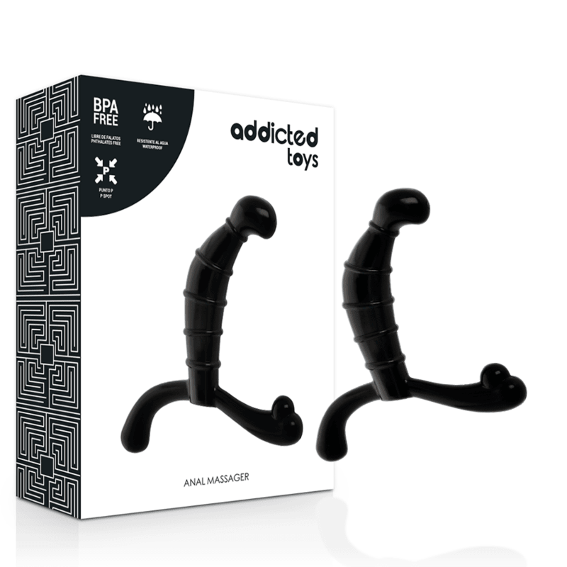 ADDICTED TOYS - PROSTATE ANAL PLEASURE BLACK - Kink&Play