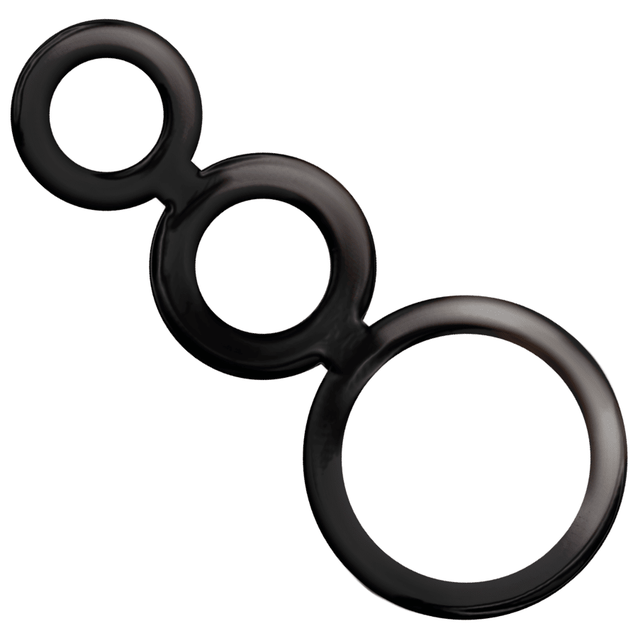 ADDICTED TOYS - RINGS SET FOR PENIS - SMOKED - Kink&Play