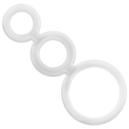 ADDICTED TOYS - RINGS SET FOR PENIS TRANSPARENT - Kink&Play
