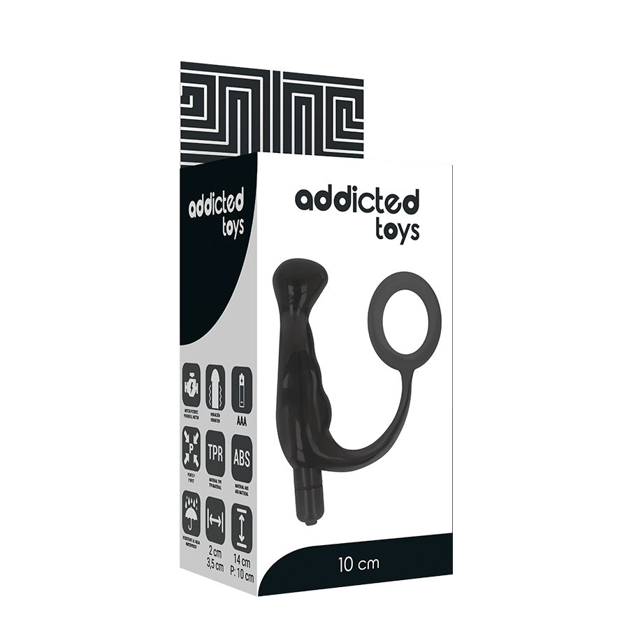 ADDICTED TOYS - VIBRATOR PROST TICO BLACK 10 CM - Kink&Play