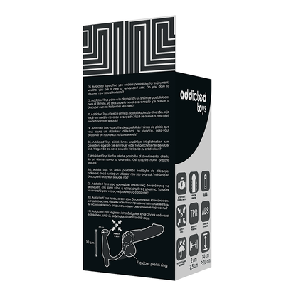ADDICTED TOYS - VIBRATOR PROST TICO BLACK 10 CM - Kink&Play