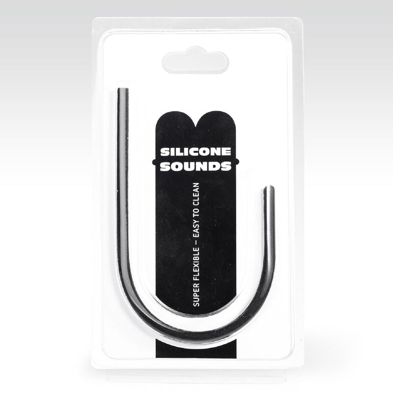 ALL BLACK - 10 MM SILICONE URETHRAL PROBE - Kink&Play