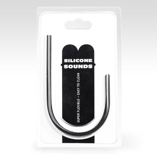 ALL BLACK - 10 MM SILICONE URETHRAL PROBE - Kink&Play