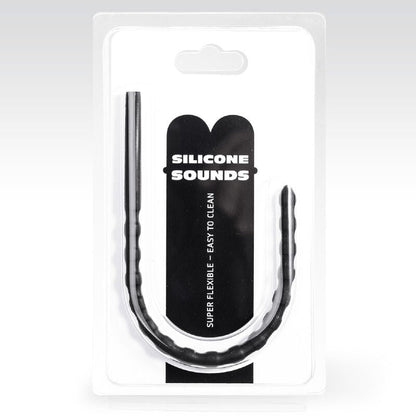 ALL BLACK - 8/10 MM SILICONE URETHRAL PROBE - Kink&Play