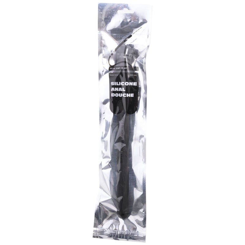 ALL BLACK - BEADED SHOWER ANAL SILICONE 27 CM - Kink&Play