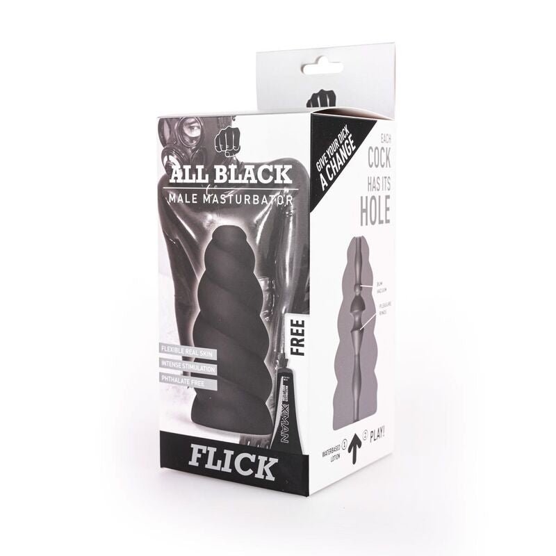 ALL BLACK - MASTURBATOR FLICK - Kink&Play