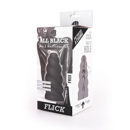 ALL BLACK - MASTURBATOR FLICK - Kink&Play