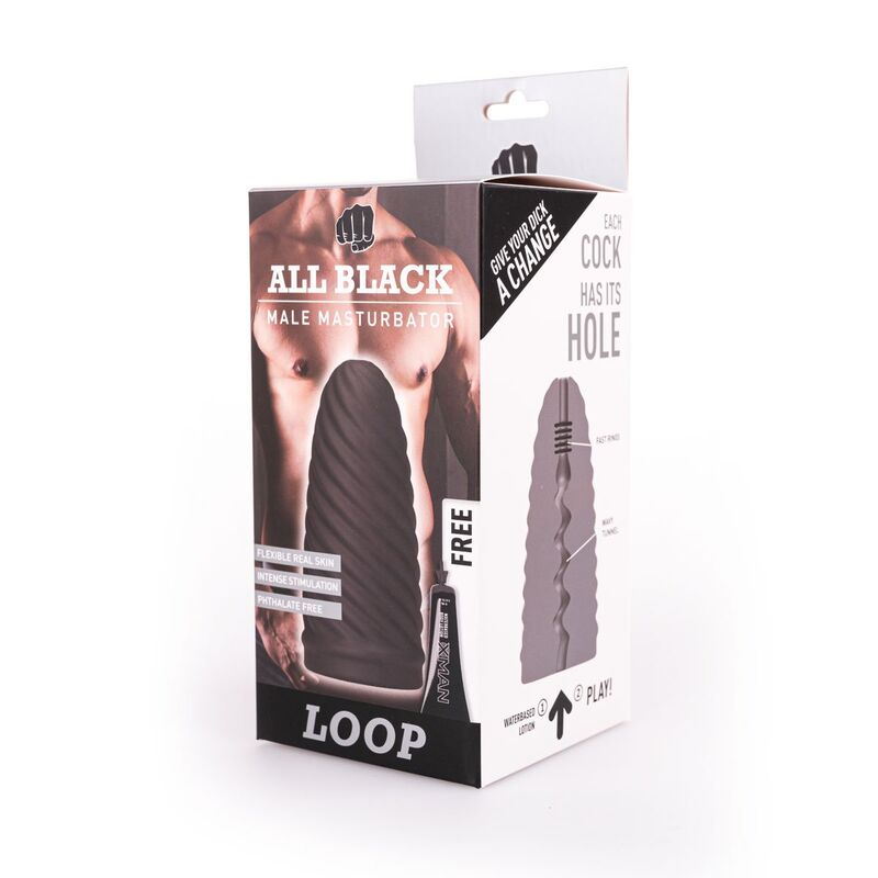 ALL BLACK - MASTURBATOR LOOP MODEL 1 - Kink&Play