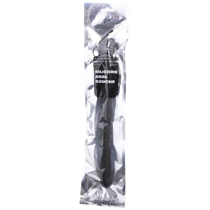 ALL BLACK - MEGA RIPPLE SHOWER ANAL SILICONE 28.5 CM - Kink&Play