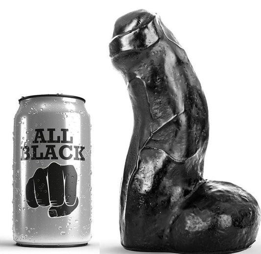 ALL BLACK - REALISTIC DONG BLACK 17 CM - Kink&Play