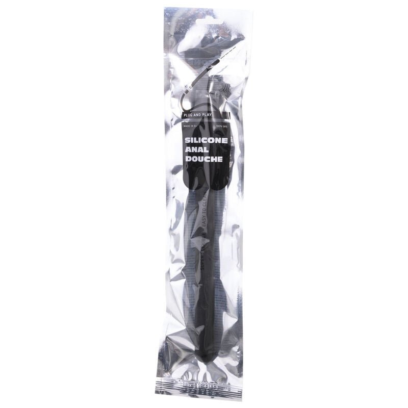 ALL BLACK - RIDGED SHOWER ANAL SILICONE 27 CM - Kink&Play