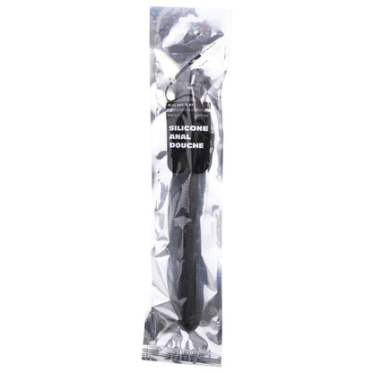 ALL BLACK - RIDGED SHOWER ANAL SILICONE 27 CM - Kink&Play