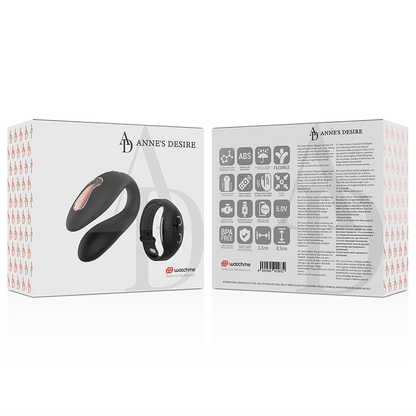 ANNE'S DESIRE - DUAL PLEASURE TECNOLOG A WATCHME BLACK - Kink&Play