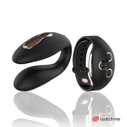 ANNE'S DESIRE - DUAL PLEASURE TECNOLOG A WATCHME BLACK/GOLD - Kink&Play