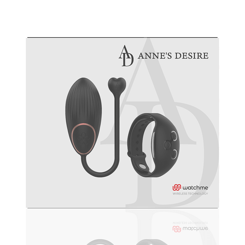 ANNE'S DESIRE - EGG REMOTE CONTROL TECHNOLOGY WATCHME BLACK - Kink&Play