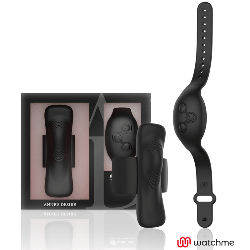 ANNE'S DESIRE - PANTY PLEASURE TECNOLOG A WATCHME BLACK - Kink&Play