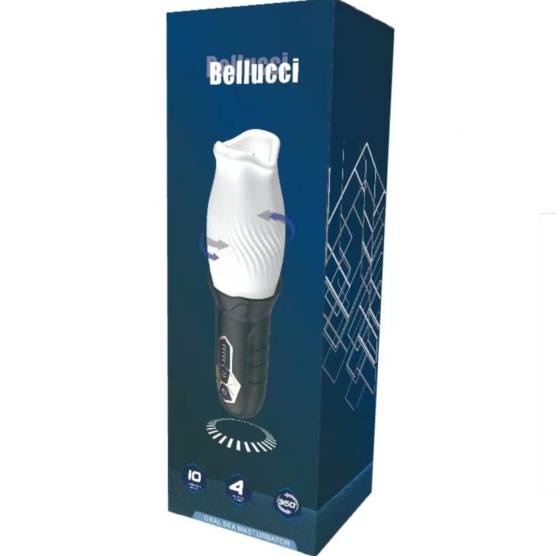 ARMONY - BELUCCI ORAL MASTURBATOR VIBRATOR WHITE - Kink&Play