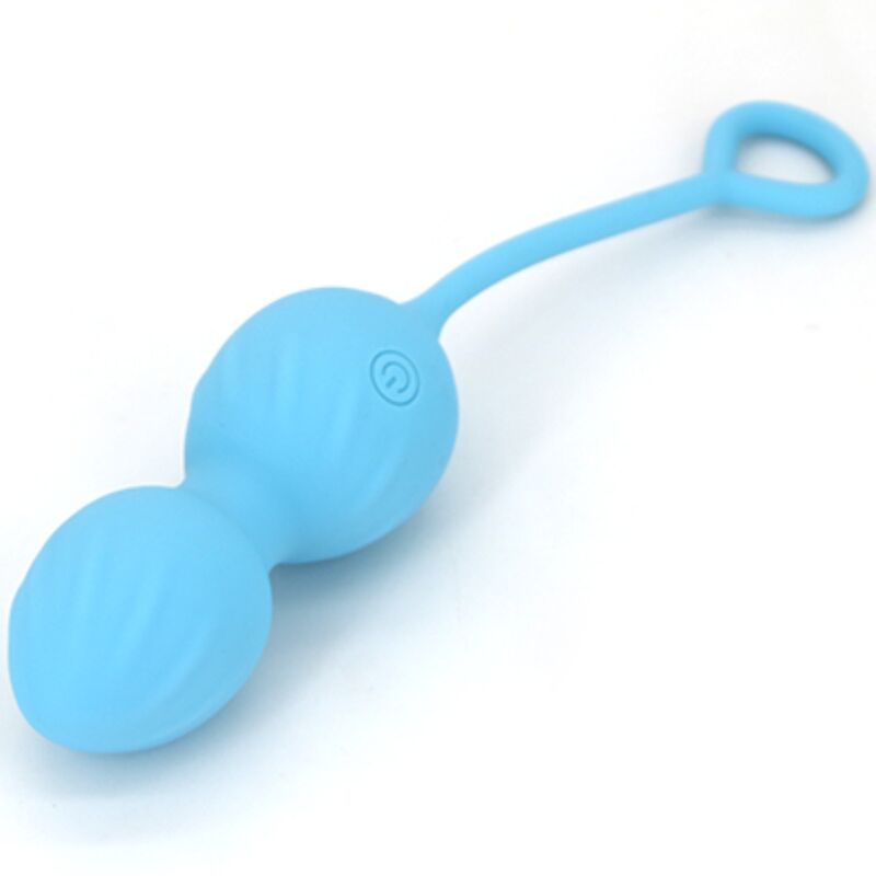ARMONY - BLOSSOMS VAGINAL DUMBBELL VIBRATION REMOTE CONTROL 10 VIBRATIONS BLUE - Kink&Play