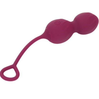ARMONY - BLOSSOMS VAGINAL DUMBBELL VIBRATION REMOTE CONTROL 10 VIBRATIONS DARK RED - Kink&Play