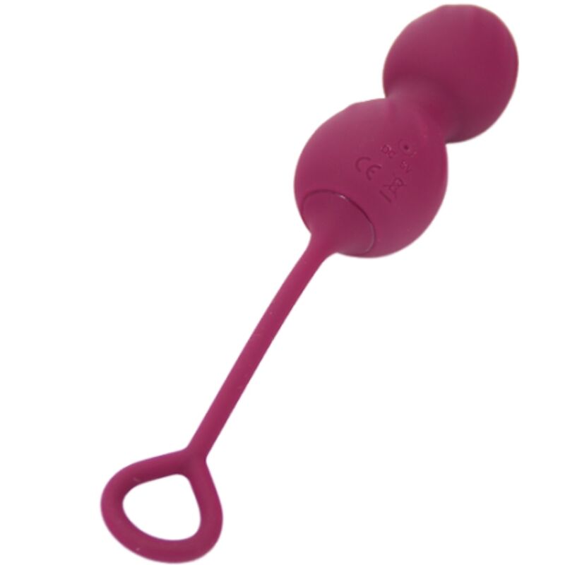 ARMONY - BLOSSOMS VAGINAL DUMBBELL VIBRATION REMOTE CONTROL 10 VIBRATIONS DARK RED - Kink&Play
