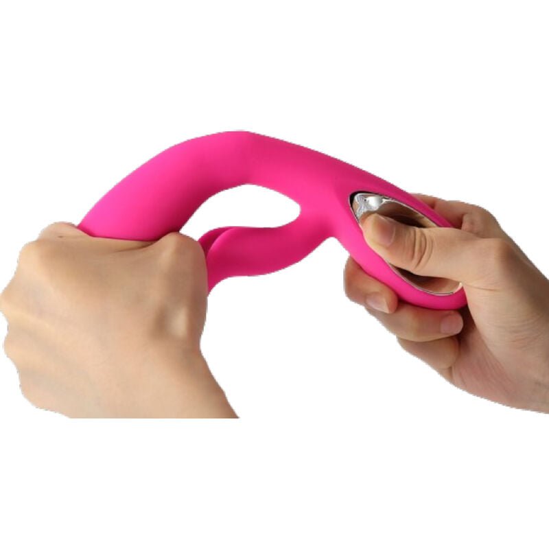 ARMONY - DARO VIBRATOR & PULL RING STIMULATOR FUCHSIA - Kink&Play