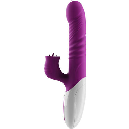 ARMONY - DOUBLE TONGUE VIBRATOR & THRUSTING VIOLET HEAT EFFECT - Kink&Play