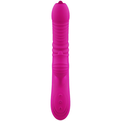 ARMONY - FANNY MULTIFUNCTION DOUBLE TONGUE VIBRATOR FUCHSIA HEAT EFFECT - Kink&Play