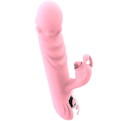 ARMONY - FULLY TONGUE VIBRATOR WITH STIMULATING TONGUE PINK HEAT EFFECT - Kink&Play