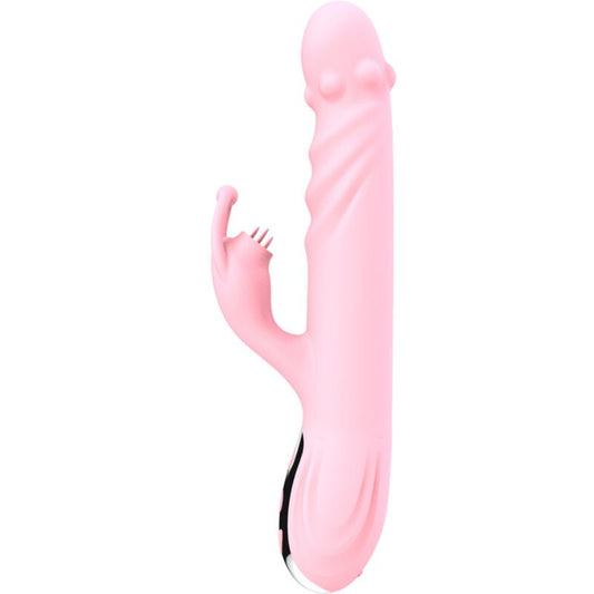 ARMONY - FULLY TONGUE VIBRATOR WITH STIMULATING TONGUE PINK HEAT EFFECT - Kink&Play