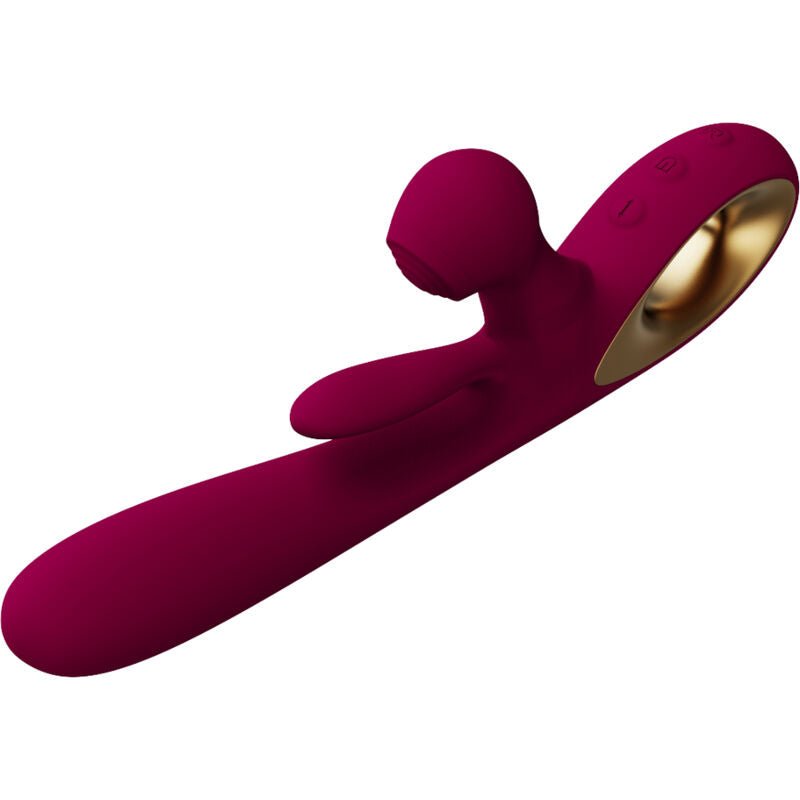 ARMONY - IMPACT SWING VIBRATOR & DUAL STIMULATOR MODEL 1 BURGUNDY - Kink&Play