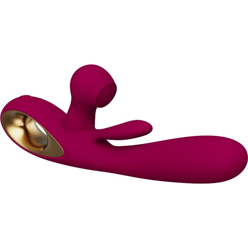 ARMONY - IMPACT SWING VIBRATOR & DUAL STIMULATOR MODEL 1 BURGUNDY - Kink&Play