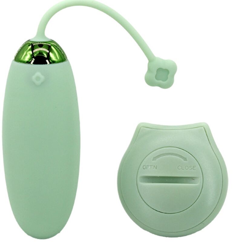 ARMONY - KITTY FUN EGG VIBRATOR REMOTE CONTROL 10 VIBRATIONS GREEN - Kink&Play
