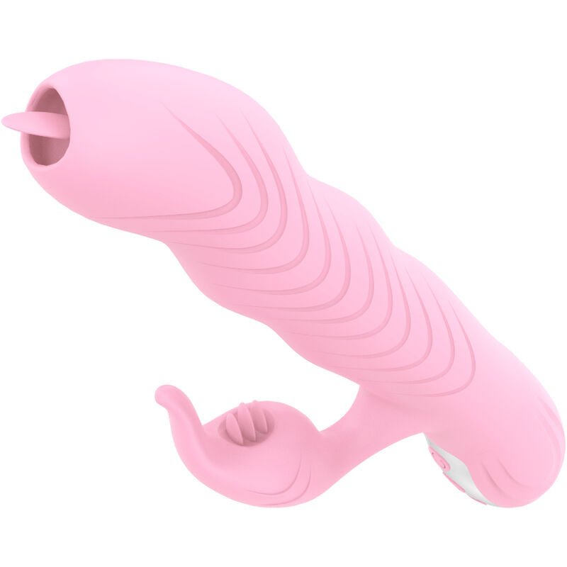 ARMONY - MARCIA VIBRATOR & THRUSTING DOUBLE TONGUE HEAT EFFECT PINK - Kink&Play